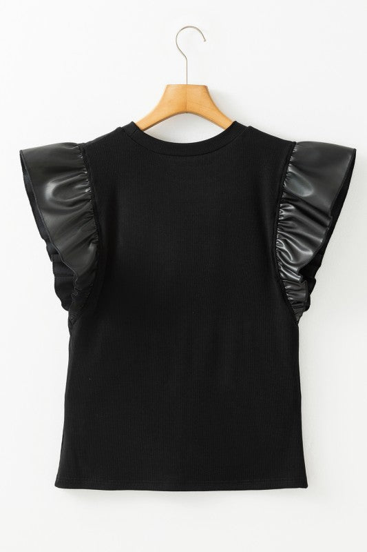 Game Day Ruffle Top